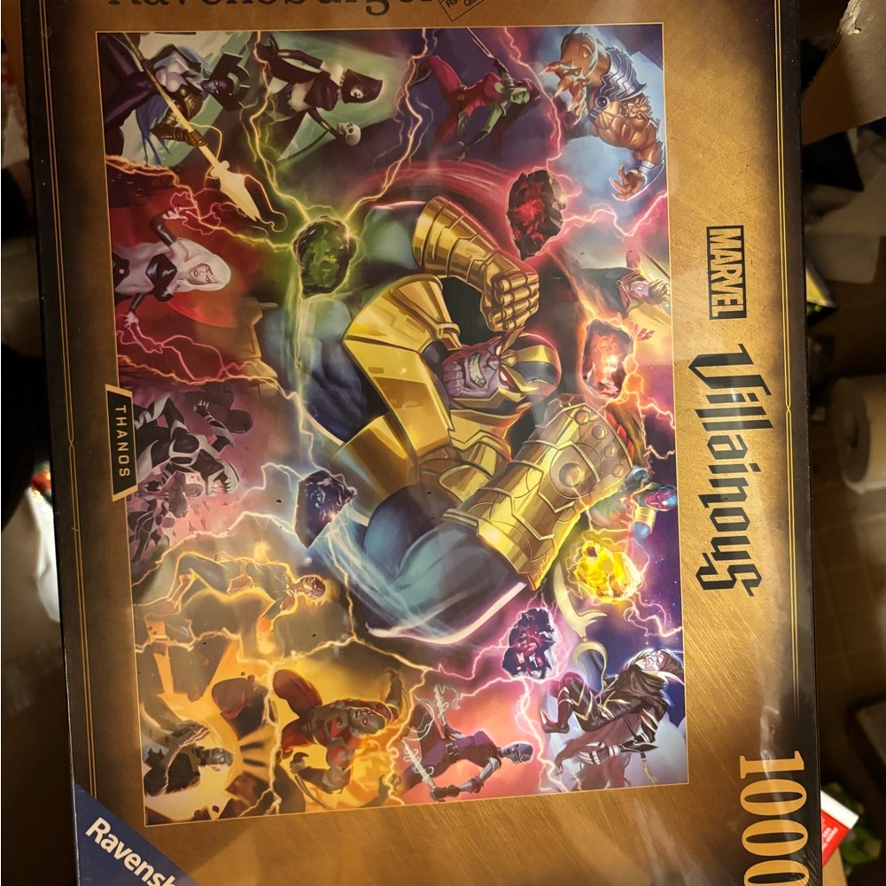 Ravensburger Marvel Villainous Puzzle with Gold and Purple